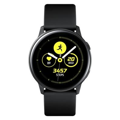Smartwatch Samsung Galaxy Watch Active 40mm Preto com Tela Super Amoled de 1.1", Bluetooth, Wi-Fi, GPS, NFC e Sensor de Frequência Cardíaca