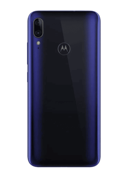 Painel Traseiro Motorola E6 Plus Azul Escuro