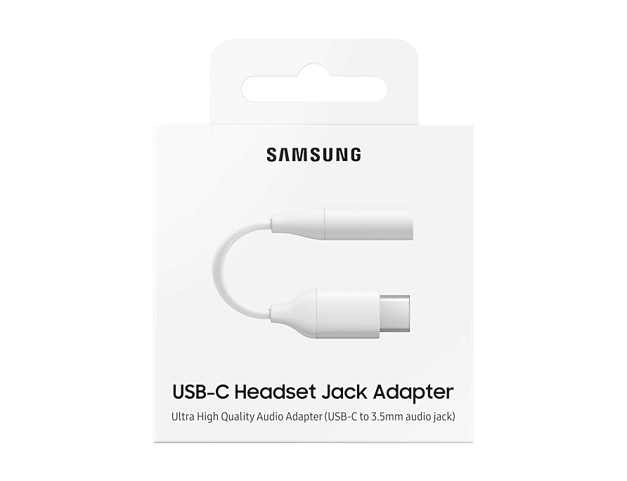 Adaptador USB-C para conector de fones de ouvido de 3,5 mm